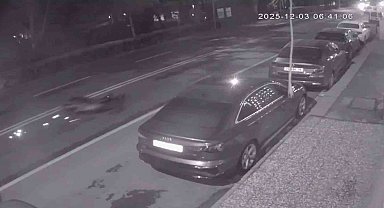 Hayatını kaybeden motosikletlinin kaza anı görüntüleri ortaya çıktı