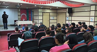 Haydar Aliyev, vefatının 22. yılında Haydar Aliyev Fen Lisesi'nde anıldı