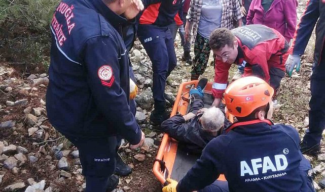 Hayvan otlatırken kayalıklardan düştü