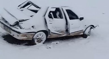 Hilvan'da kar nedeniyle trafik kazası: 3 yaralı
