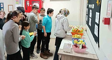 Hisarcık AİHL'de dürüstlük marketi açıldı