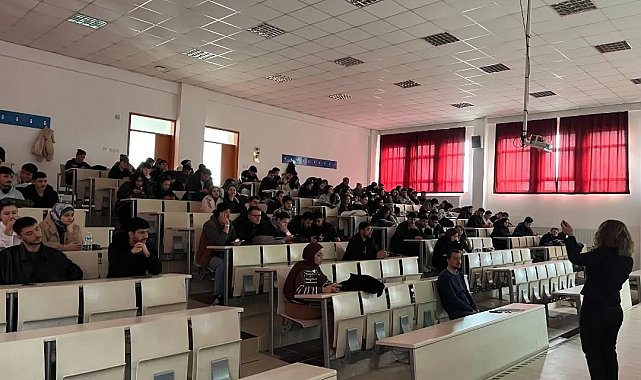 Hisarcık MYO'da "Davranışsal Bağımlılıkla Mücadele" konulu eğitim düzenlendi