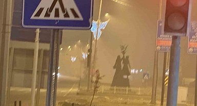 Iğdır'da gece saatlerinde yoğun sis etkili oldu