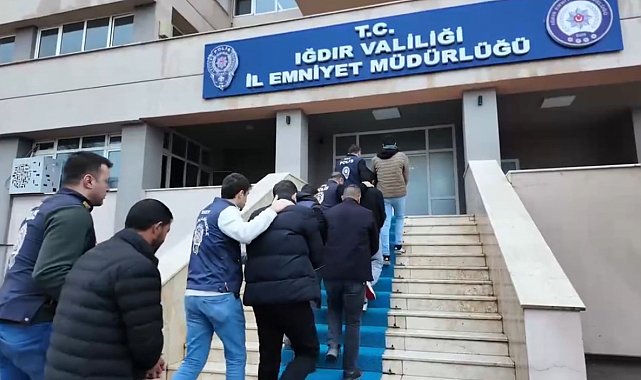 Iğdır'da "müstehcenlik" operasyonu: 7 şüpheli gözaltında