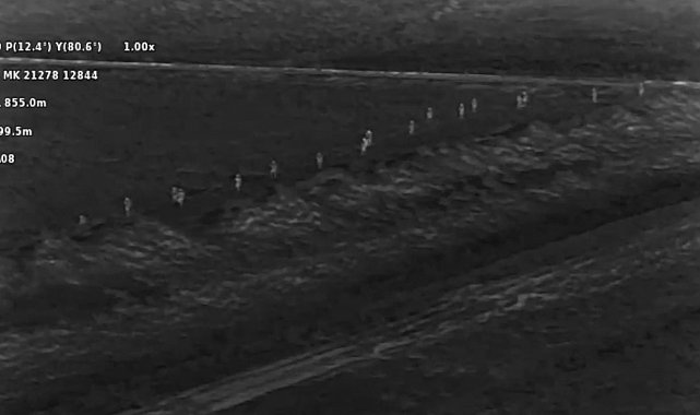 Iğdır'da termal kamera ve İHA'larla kaçak göçmen tespiti:3 organizatör yakalandı