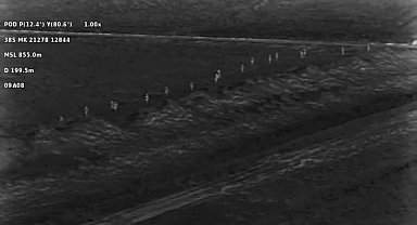 Iğdır'da termal kamera ve İHA'larla kaçak göçmen tespiti:3 organizatör yakalandı