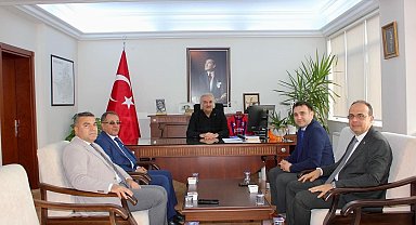 İl Milli Eğitim Müdürü Yiğit, Söke Kaymakamı Akça ile bir araya geldi