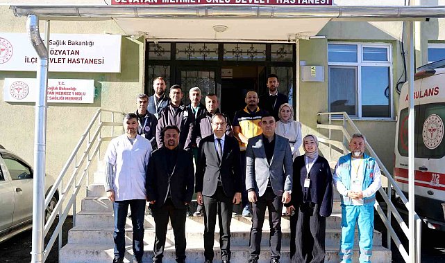 İl Sağlık Müdürü Dr. Erşan; Özvatan'daki sağlık hizmetlerini yerinde değerlendirdi
