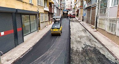 İlkadım'da sıcak asfalt çalışmaları