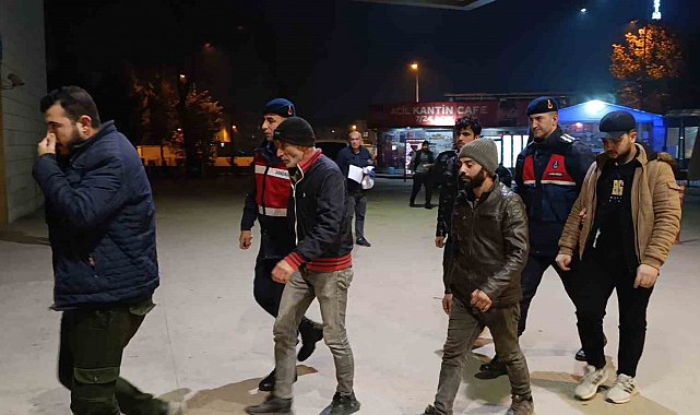 İnegöl'de 8 kaçak göçmen yakalandı