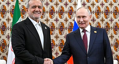 İran Cumhurbaşkanı Pezeşkiyan ile Rusya Devlet Başkanı Putin ikili ilişkileri görüştü