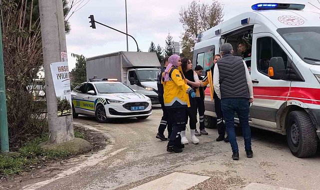 Işık ihlali kaza getirdi: 2 yaralı