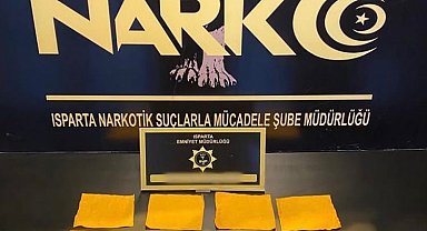 Isparta'da Narkotik operasyonunda 1 kişi tutuklandı