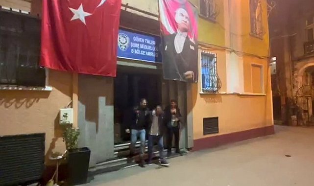 İstiklal Caddesi'nde merdivendeki telefonu çalan şüpheli yakalandı