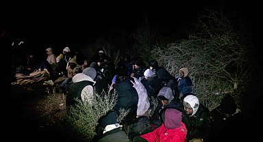 İzmir'de SİHA ve radar destekli operasyon: 79 düzensiz göçmen yakalandı