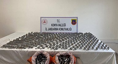 Jandarma ekipleri 586 adet tabanca namlusu ele geçirdi