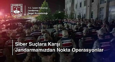 Jandarmadan 'Siber Dolandırıcılık' operasyonu: 54 tutuklu