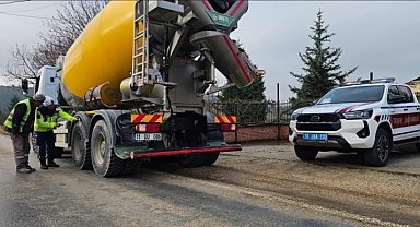 Jandarmadan ticari araçlara kış lastiği denetimi