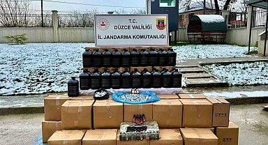 Jandarmadan yeni yıl öncesi kaçak alkol operasyonu