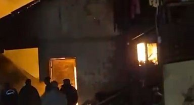 Kahramanmaraş'ta ahır ve garajda çıkan yangın söndürüldü