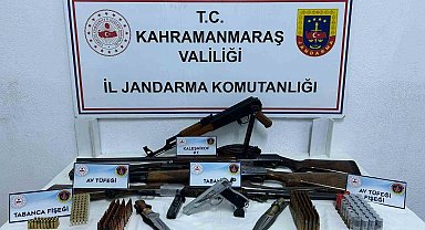 Kahramanmaraş'ta kalaşnikov ele geçirildi: 1 tutuklama