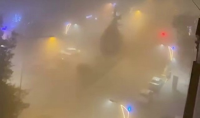 Kahta'da yoğun sis etkili oldu