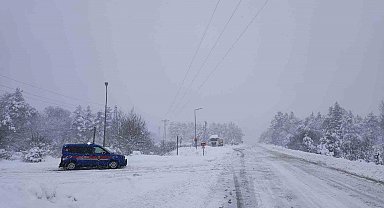 Karabük'te 112 köy yolu ukaşıma kapandı