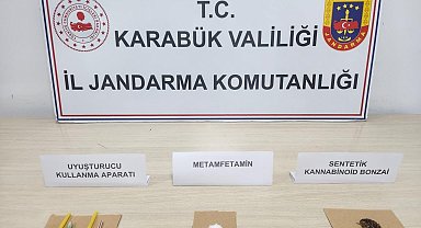 Karabük'te 81 sentetik hap ele geçirildi