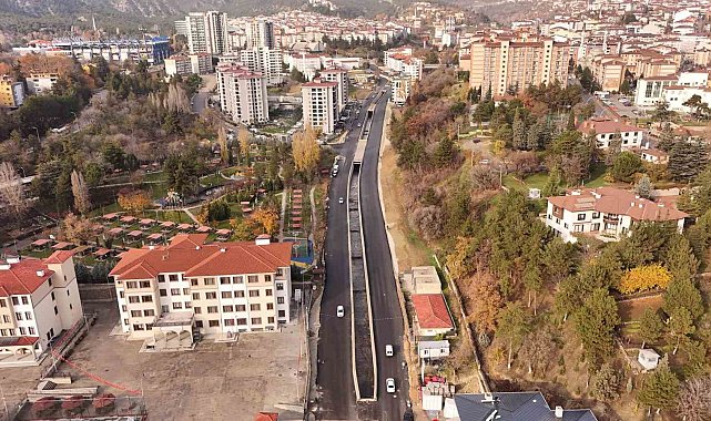 Karabük'te Ergenekon Mahallesi trafiğe açıldı