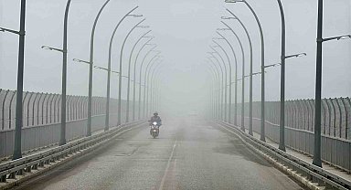 Karabük'te yoğun sis etkili oluyor