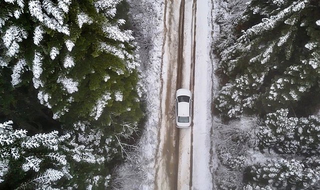 Karabük'ün yüksek kesimleri beyaza büründü