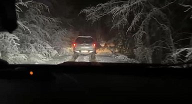 Karabük'ün yüksek kesimlerinde kar kalınlığı 40 santimetreye ulaştı