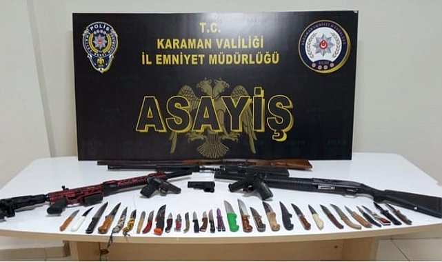 Karaman'da aranan 10 kişi tutuklandı