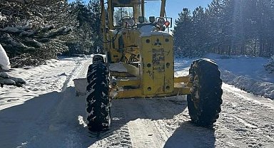 Karla kapanan 278 köy yolundan 149'u açıldı