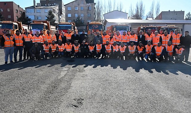 Karla ve buzla mücadele dualarla başladı