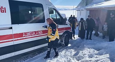 Kars'ta ekipler hasta vatandaşlar için seferber oldu