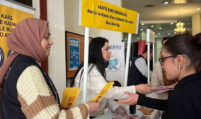 Kars'ta Öğrencilere KADES uygulaması anlatıldı