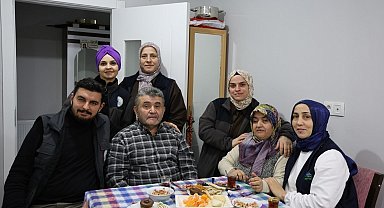 Kartepe'de "Alo Evlat" ekiplerinden hane ziyaretleri
