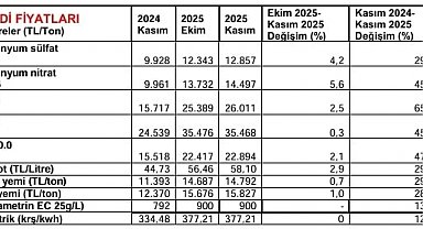Kasım ayında 24 market ürününde fiyat düşüşü gözlemlendi