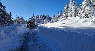 Kastamonu'da kapalı köy yolu sayısı 377'ye düştü
