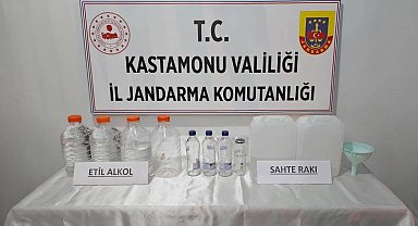 Kastamonu'da yılbaşı öncesi kaçak alkol operasyonu