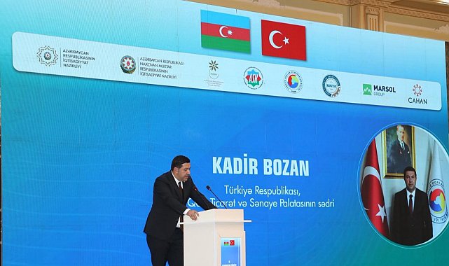 KATSO Başkanı Kadir Bozan, Azerbaycan'daki Bölgesel Ekonomi Formu'nu değerlendirdi