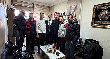 Kayak kulüpleri Birliği'nden İHA'ya ziyaret