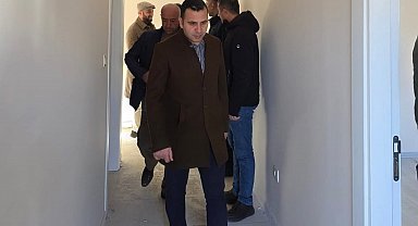 Kaymakam Algın, köy evleri inşaatlarını inceledi