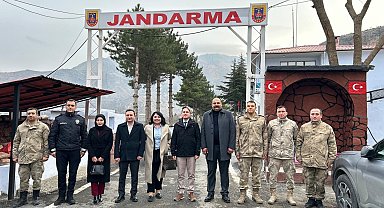 Kaymakam Arıkan jandarma personeliyle bir araya geldi