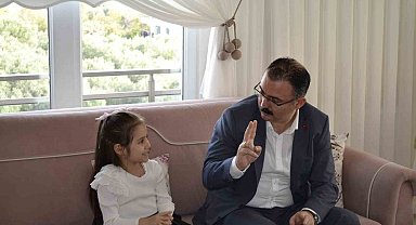 Kaymakam Ateş, öğrencilerin misafiri oldu