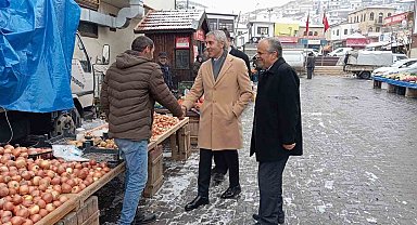 Kaymakam Ünal Coşkun'dan esnafa anlamlı ziyaret