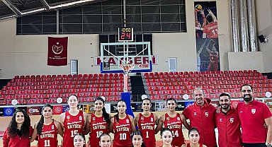 Kayseri Kadınlar U-18 Basketbol Ligi sona erdi