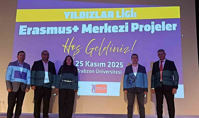 KBÜ, Trabzon'daki Erasmus+ Merkezi Projeler Toplantısında yer aldı