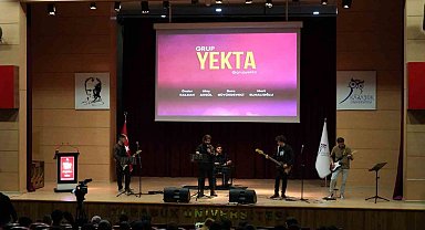 KBÜ'de öğrenci müzik grubu Yekta konser verdi
